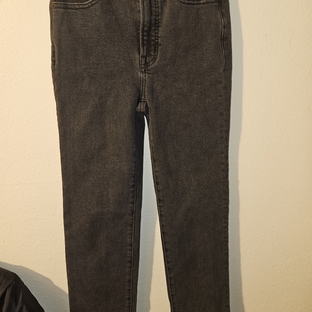 Madewell Womans Gray Jeans Waist Size 24 - Picture 4 of 14